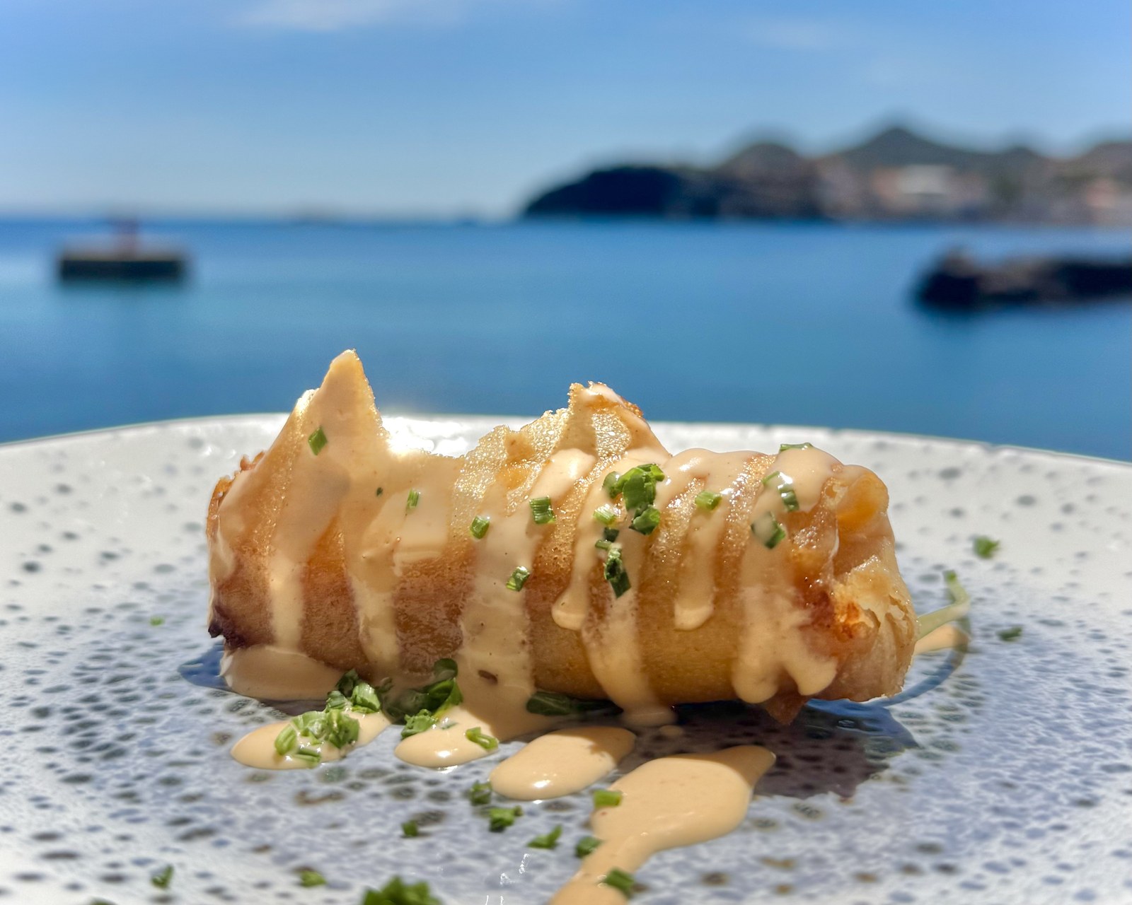 Canelón Crujiente de Gamba Roja - Bocana de Palos