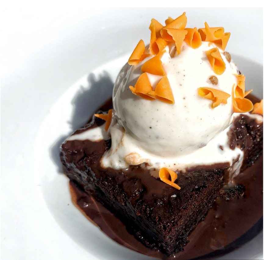 Brownie casero de chocolate - Bocana de Palos