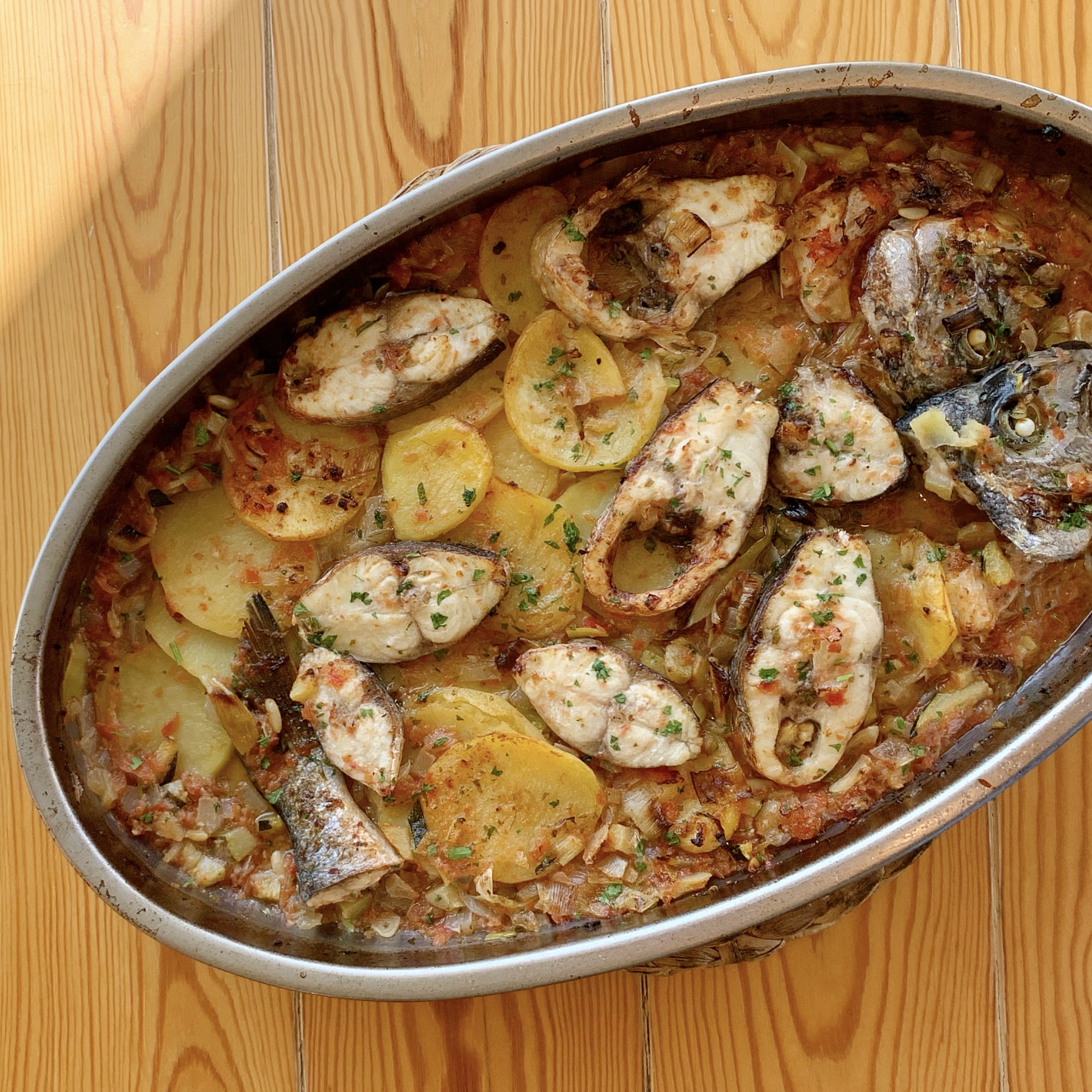Lubina salvaje al horno - Bocana de Palos