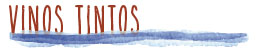 Vinos Tintos